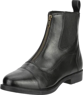 Produktbild von Südwind Contrace FZ Leather Front Zip, Reitstiefelette, Stiefelette, Farbe:black, Größe:37