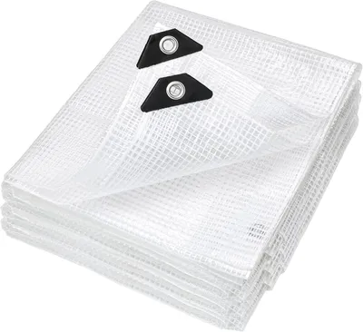 Produktbild von Abdeckplane 2 x 3 m, transparent, wasserdicht, für Gartenmöbel