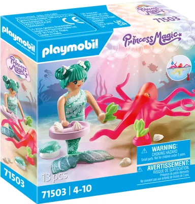 Produktbild von PLAYMOBIL 71503 Meerjungfrau mit Farbwechselkrake