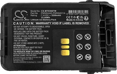 Image de TECHTEK Batterie compatible avec [Motorola] DP3000e, DP3441, DP3441e, DP3661, DP3661E, XiR E8600, XiR E8608, XiR E8608i, XiR E8628i, XiR E8668, XiR P