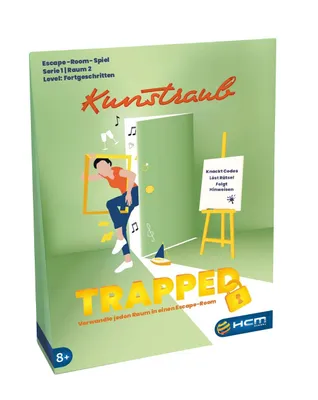 Produktbild von HCM Kinzel - Trapped - Der Kunstraub - Für Fortgeschrittene , Escape Room für Zuhause, Hidden Games, Finde den Mörder Sp