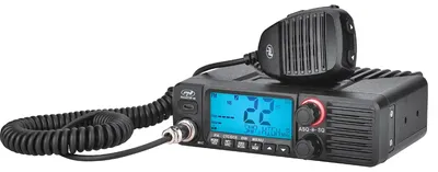 Image de Radio CB PNI Escort HP 40, compatible avec plusieurs normes, 4 W, AM/FM, 12-24 V, ASQ, amplificateur HF