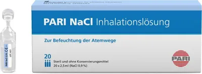 Produktbild von Pari Nacl Inhalationslösung Ampullen 20X2.5 ml
