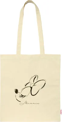 Produktbild von Minnie Mouse Canvas Tasche Natural Beige