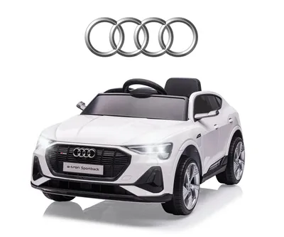 Zdjęcie produktu dla Samochód dla dzieci Milly Mally Audi E-Tron Sportback Biały pojazd z zasilaniem akumulatorowym