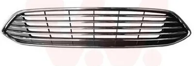 Image de VAN WEZEL 1947510 Calandre avant pour FORD FOCUS III Turnier Chrome/Noir