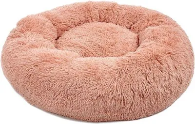Produktbild von Famanu Hundematte Rund Weiches Hundekissen - Rosa (Ø 70 cm)