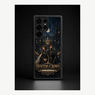 Productafbeelding van Samsung S25 Ultra hoesje, telefoonhoesje, beschermhoesje, case met jachtkroonmotief – LUNØIR ©