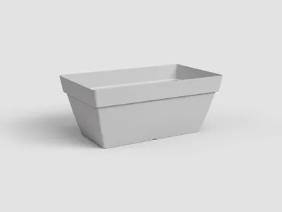 Obrázek produktu pro Artevasi Capri Xl Plant Box, Šedá, 55,2 l, 350 mm, 600 mm, 350 mm, 4 kusů