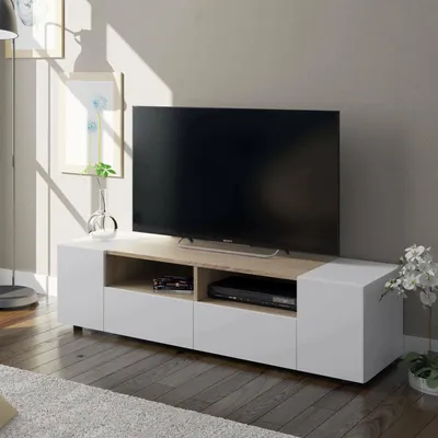 Produktbild von TV-Schrank - Weiß, 42x138x36 cm