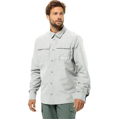 Produktbild von Jack Wolfskin Barrier Langarmhemd Grau L Mann Grau L