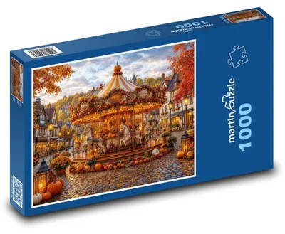 Obrázek produktu pro Puzzle 1000 Posvícení na návsi - martinpuzzle