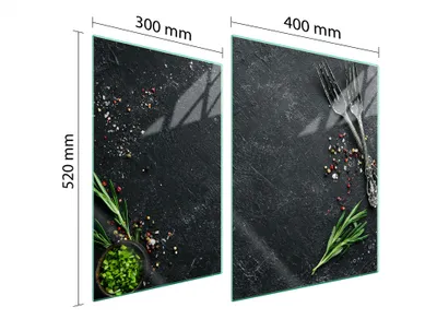 Produktbild von Glasschutzplatte Für Herd 70X52 Küche