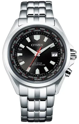 Produktbild von Citizen Uhr CB0220-85E ECO-Drive Funkuhr für Herren Stahl/Schwarz