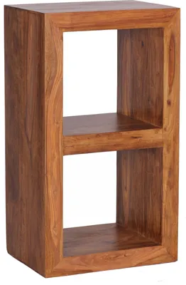 Produktbild von Wohnling Sheesham Standregal Massiv 88 cm mit 2 Böden Massivholz; WL1.203