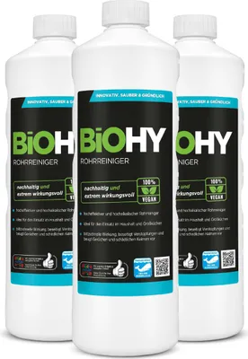 Produktbild von BiOHY Rohrreiniger nachhaltig, Inhalt:3er Pack