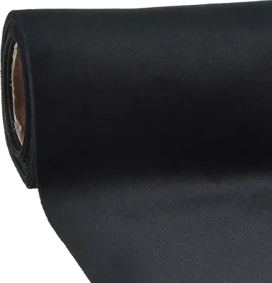 Produktbild von Samt Tischläufer Schwarz Dekostoff 28×270cm Festlich