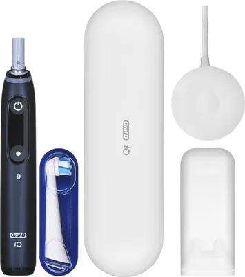 Immagine prodotto di Oral-B | Spazzolino elettrico | Serie iO7 | Senza filo | Per adulti | Numero di testine incluse 1 | Numero di modalità di spazzolamento 5 | Blu zaffiro