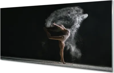 Immagine prodotto di Quadri in vetro, dimensioni 100x50 cm, arte da parete, soggetto: donna che fuma