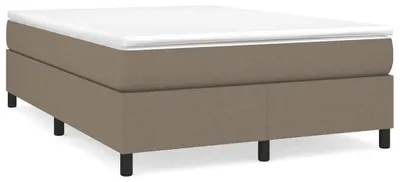Produktbild von vidaXL Boxspringbettgestell Taupe 140x200 cm Stoff