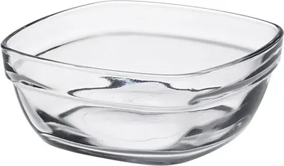 Produktbild von Duralex 6er-pack Stapelbare Quadratische Lys-schalen 300ml    One Size