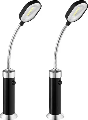 Two identical magnetic grill lights are shown against a white background.