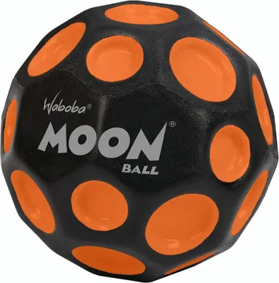 Produktbild von Sunflex x Waboba Ball Moon schwarz-orange | Wasserball Wurfball Springball Werfen Fangen
