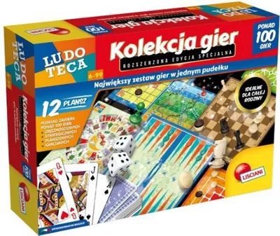 Zdjęcie produktu dla Lisciani Ludoteca Zestaw 100 Gier 9826