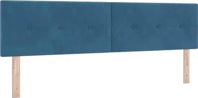 Immagine prodotto di vidaXL Testiera blu scuro 180 cm velluto