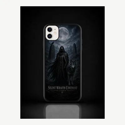 Produktbild von iPhone 11 Hülle Handyhülle Schutzhülle Case mit Schattengeist Motiv – LUNØIR ©