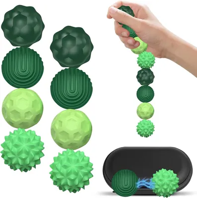 Produktbild von Magnetische Sensorbälle – Set mit 8 Stück – Magnetische Bälle – Fidget-Spielzeug – Sensorische Bälle