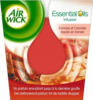 Image de 6x Airwick Set de bougies parfumées 105g Sugar Apple & Warm Cinnamon Décoration hivernale
