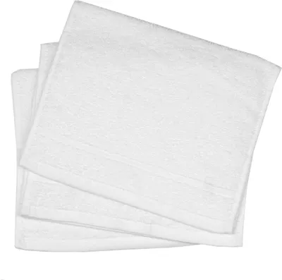 Zdjęcie produktu dla Klasyczny ręcznik mały biały 30x50 cm, 100% bawełna