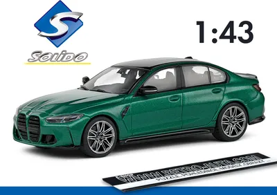 Zdjęcie produktu dla BMW G80 M3 Limuzyna 2023 - zielony SOLIDO 1:43