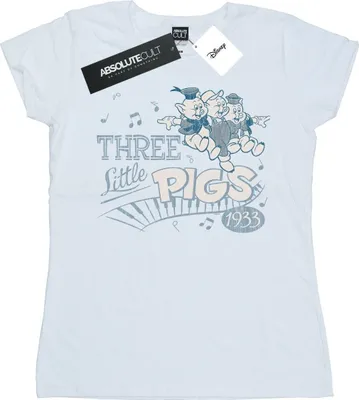 Produktbild von Disney - "1933" T-Shirt für Damen BI15945 (L) (Weiß)