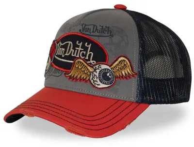 Produktbild von Von Dutch Trucker Mesh Snapback Cap - PATCHES vintage