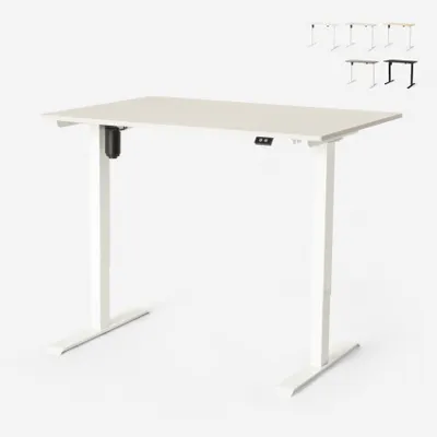 Immagine prodotto di Scrivania elettrica regolabile in altezza per ufficio e studio Standwalk 120x60 - Grigio