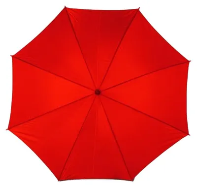 Obrázok produktu pre L-Merch – Automatický dáždnik s drevenou rukoväťou „Cork“ LT5106 (89 cm x 103 cm) (červený)