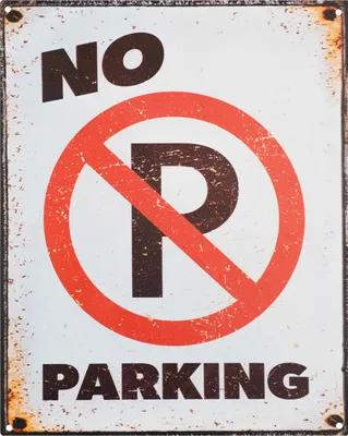 Produktbild von Moritz Blechschild 20 x 25 cm No Parking Parken verboten Deko Metallschild Retro Vintage Retro Sprüche lustig