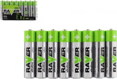 Zdjęcie produktu dla Baterie alkaliczne RAVER LR03/AAA 1,5 V ultra 8 szt
