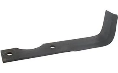 Image de Couteau droit pour motobineuse, adapté à Agria, remplace l'original 1250-172 23. Longueur : 205 mm, alésage ø 9 mm, entraxe 70 mm