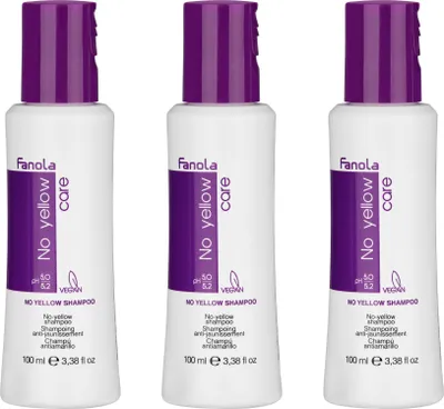 Produktbild von No Yellow Shampoo 3x100 ml
