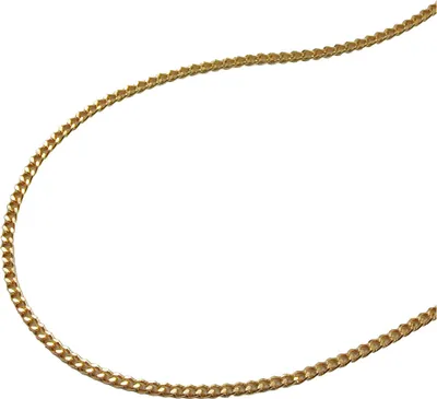 Produktbild von Kette Flachpanzer 1,2mm vergoldet AMD 36cm gold 1,2mm