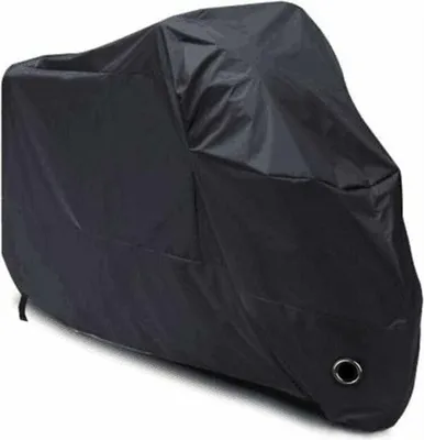 Produktbild von Motorradabdeckungen Wasserdichte Motorradabdeckung, Kälte- und Wetterbeständig 190T Schwarz Schützt vor Staub - L 22095110cm