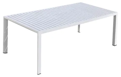 Immagine prodotto di Tavolo da Giardino 100x200x75 cm in Alluminio Bianco