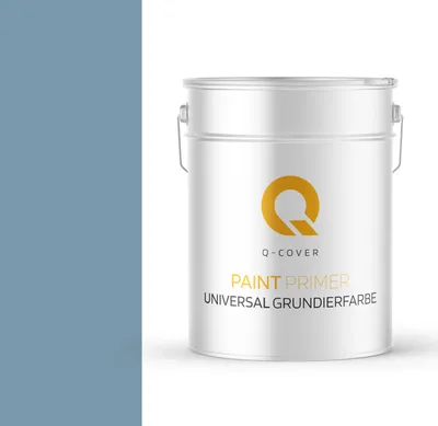 Produktbild von Universal Grundierfarbe | Grundiermittel für Innen Außen | Acrylat Dispersion | Jeansblau 10L