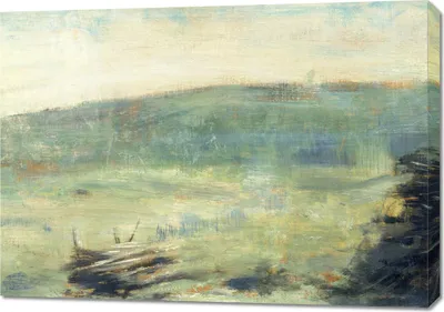 Immagine prodotto di Quadro 100x70cm Paesaggio a Saint-Ouen, Seuart Vintage al Salone