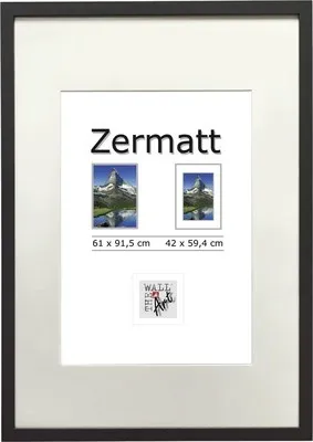 Produktbild von Posterrahmen MDF Zermatt schwarz 61x91,5 cm