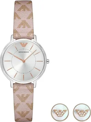 Produktbild von Emporio Armani Damen Armbanduhr Uhr AR80007 Watch Ohrringe Geschenkset