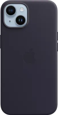 Produktbild von Apple iPhone 14 Leather Case with MagSafe - Ink